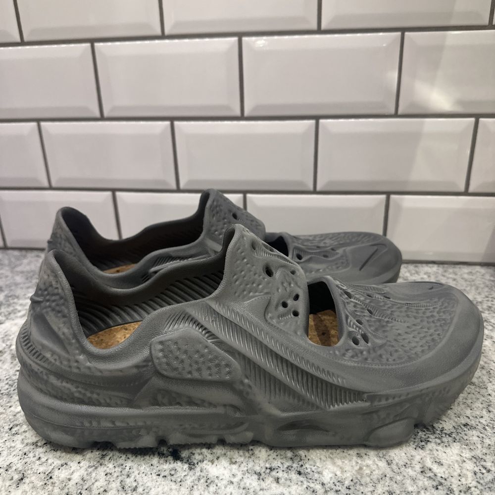 Nike Gray ispa sandals slides - Picture 4 of 11